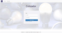 Desktop Screenshot of cotizador.grupogalilea.com